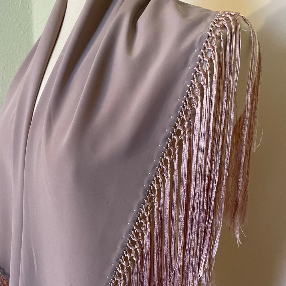 Flamenco Shawl Dusty Pale Pink
